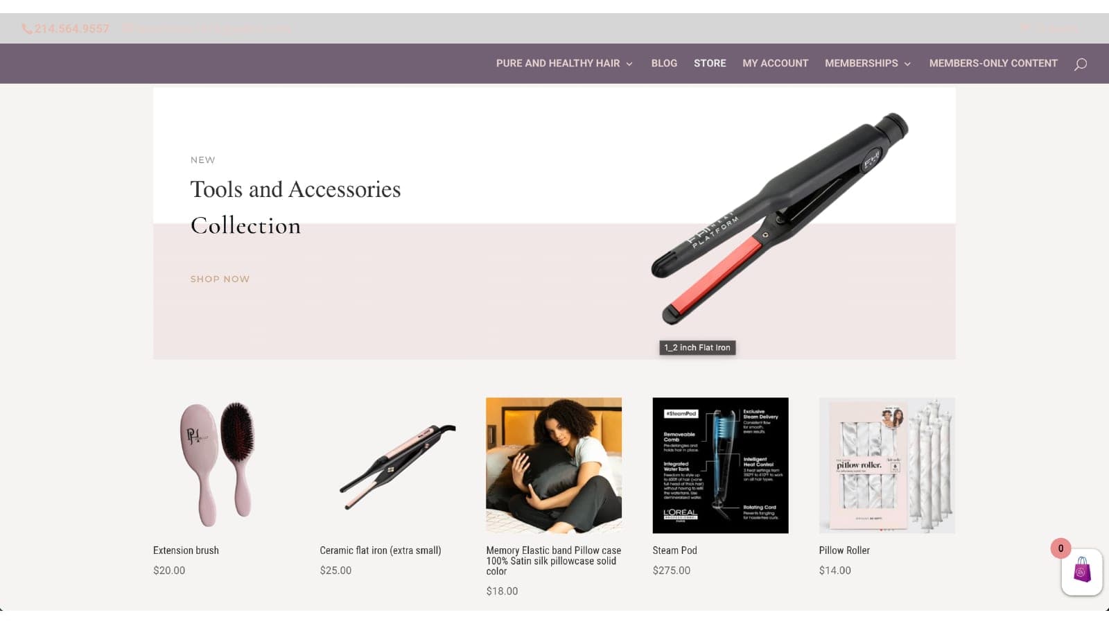 Pure and Healthy Hair — screen
