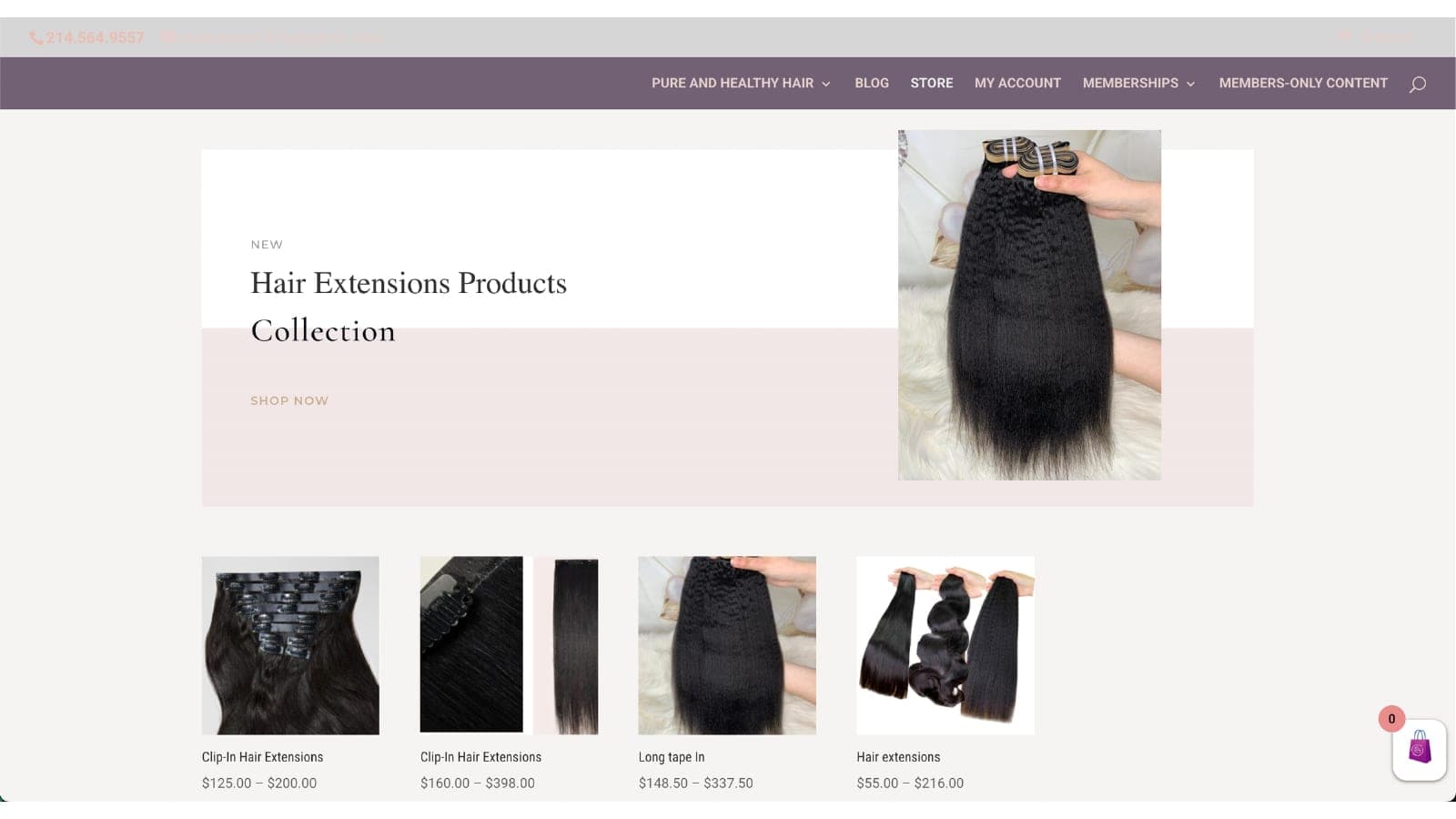 Pure and Healthy Hair — screen
